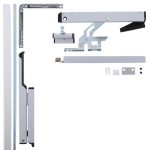 077945-KIT APERTURA GEZE OL90N C/PALANCA NEGRO