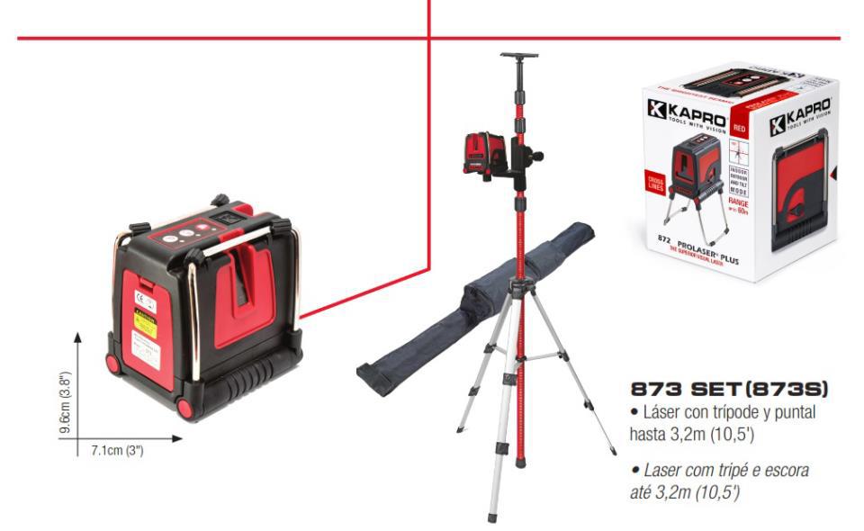 873S PROLASER® VECTOR SET LUZ ROJA