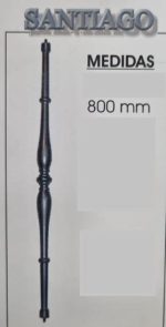 BALAUSTRE ALUMINIO MODELO SANTIAGO 800 MM CRUDO