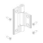 BISAGRA PRACTICABLE IDS-30 NEGRO  C 16 UDS