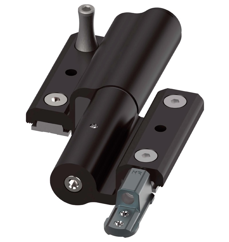 BISAGRA PUERTA EURO  MR 9101 3D NEGRO DERECHA