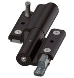 BISAGRA PUERTA EURO  MR 9101 3D NEGRO IZQUIERDA