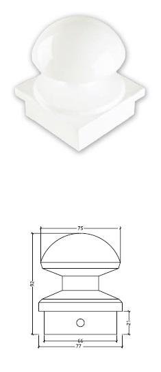 BOLA REMATE SETA 70X70 BLANCO