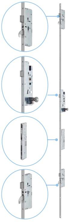 CERRADURA 3P CVL AUTOMATICA 3 PICAPORTES CERRAD NG
