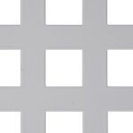 CHAPA 2000X1000X1 5 SQUARE 20X20 ANOD  PLATA 2C