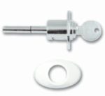 CIERRE CENTRAL PEQUEÑO C/ LLAVE IGU  NEGRO 4155I