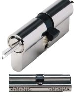 CILINDRO MHA SEGUR MOD 40 30/30 NIQUEL LEVA LARGA