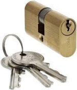 CILINDRO OVALADO CISA 28/28 NIQUELADO