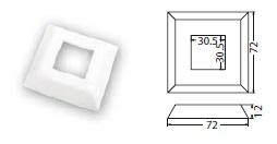 EMBELLECEDOR BASE 30X30 BRONCE