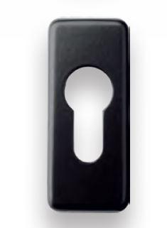 EMBELLECEDOR CILINDRO ALUMINIO RECTANGULAR NEGRO