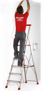 ESCALERA MOD  ELEGANCE 7 ESCALONES PELDAÑO ANCHO