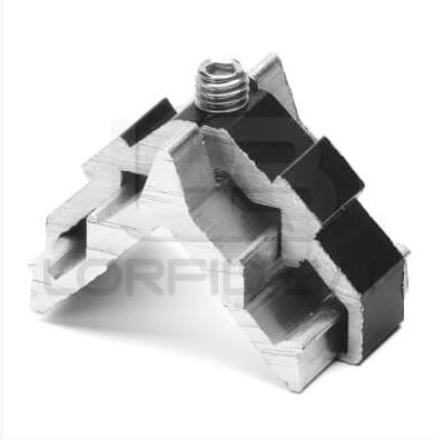 ESCUADRA AL7 VENTANA C NEGRA 3716 CENTR  [300 UDS]