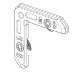 ESCUADRA ALINEAMIENTO EXL-55 PERFIL HOJA PT-5516