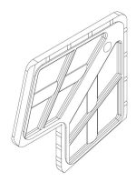 ESCUADRA ALINEAMIENTO NYLON EXL13584