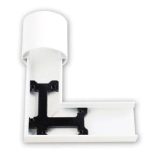 ESCUADRA BARANDILLA FIJA DE ALUMINIO DE 90º