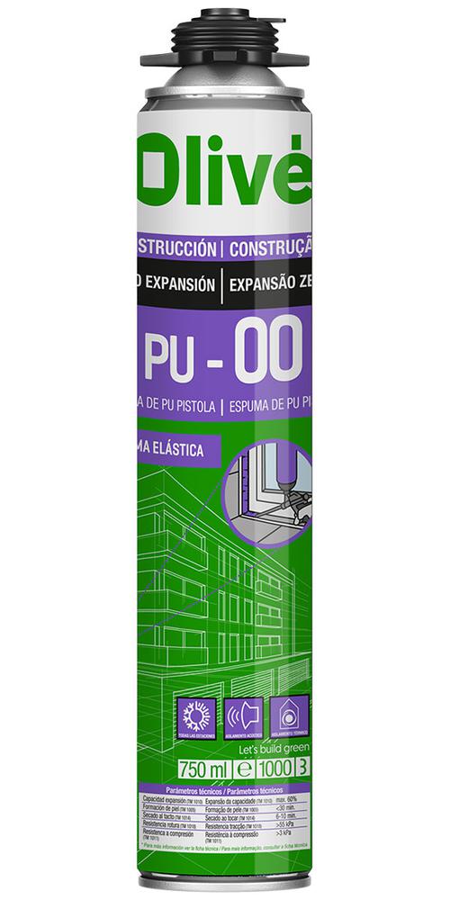 ESPUMA POLIURETANO BAJA EXPANSION PU-00 750ML