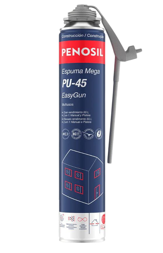 ESPUMA PU-45  2X1  CANULA /PISTOLA  750ML