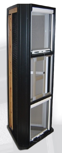 EXPOSITOR DE MOSQUITERAS CUADRADO CON MUESTRAS