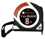FLEXOMETRO MEDID PROFESIONAL TRIPLE BLACK 8MX25MM