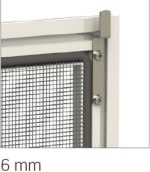 GANCHO SUPERIOR 6 MM FIJACIÓN MOSQUITERA FIJA