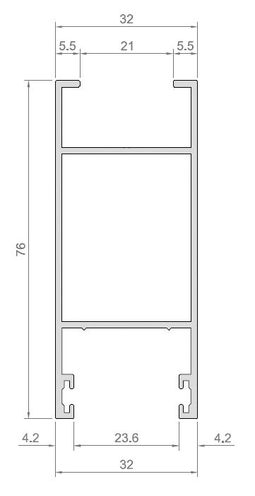 HOJA LATERAL CORREDERA 83 EMBERO TEXT [6 35MT]