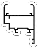 HOJA VENTANA MALLORQUINA ALUP40 ANOD PLATA[6 35MT]