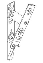 JUEGO BISAGRA OCULTA GIESSE PARA VENTANA BATIENTE