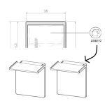 JUEGO DE TAPAS PARA REFUERZO EXL-10162 CRS77 ELITE