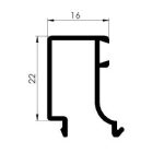 JUNQUILLO RECTO DE 16 MM P40 ANOD BRONCE [6 35MTS]