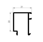 JUNQUILLO RECTO DE 21MM P40 ANOD  BRONCE [6 35MTS]