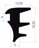 JUNTA CUÑA EPDM LE 1325 HUECO 8MM [100MTS]