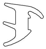 JUNTA EPDM ACRISTALAR 5 MM SERIE CRS140 MINIMALIST