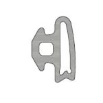 JUNTA EXT  DE ACRISTALAMIENTO EPDM EXL-55  300MTS