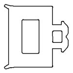 Junta epdm apoyo 7 mm  serie ARS-62/ars-72/CRS140