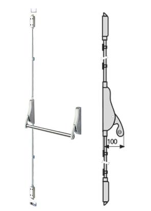 KIT ANTIPANICO CVL 2ª HOJA ALTO - BAJO IZQUIERDA