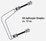 KIT APLICACION SIMPLE ASA BOOM  TUERCAS INOX