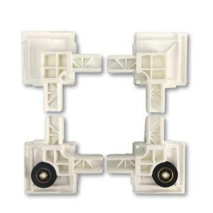 KIT MOSQ CURVO BLANCO CORREDERA PERFIL C1236/9901