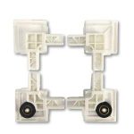 KIT MOSQ CURVO NEGRO CORREDERA PERFIL C1236/9901