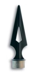 LAAL32- LANZA DE ALUMINIO PARA TUBO Ø32 NEGRO