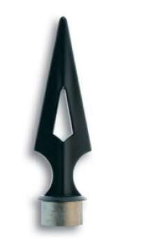 LAAL32- LANZA DE ALUMINIO PARA TUBO Ø32 NEGRO