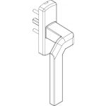 MANILLA MULTIPUNTO REFORZ ACODADA KORA NEGRO DER