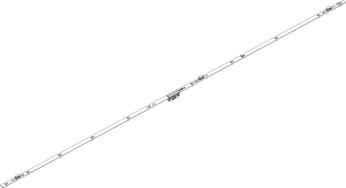 MULTIPUNTO GIESSE CHAMP PLUS 3 PTOS  E 15 L 1600MM