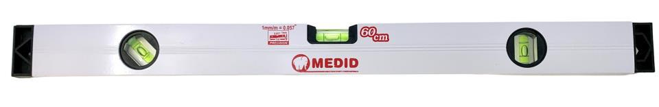 NIVEL DE ALUMINIO MEDID PROFESIONAL 80CM