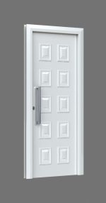 PANEL 10 CUARTERONES 2000X800X19 BL 6009 BICOLOR