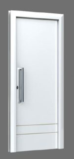 PANEL ATENEA 1H BLANCO 2000X800X19 SIN INOX