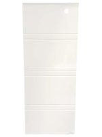 PANEL ATENEA 3H SIMETRICO DOBLE 2000X800X19 BLANCO