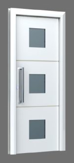 PANEL MODELO ATENEA 9H S/INOX 2000X800X23 BLANCO