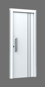 PANEL MODELO GARAJONAY 3 ANOD  NEGRO 2000X800X19