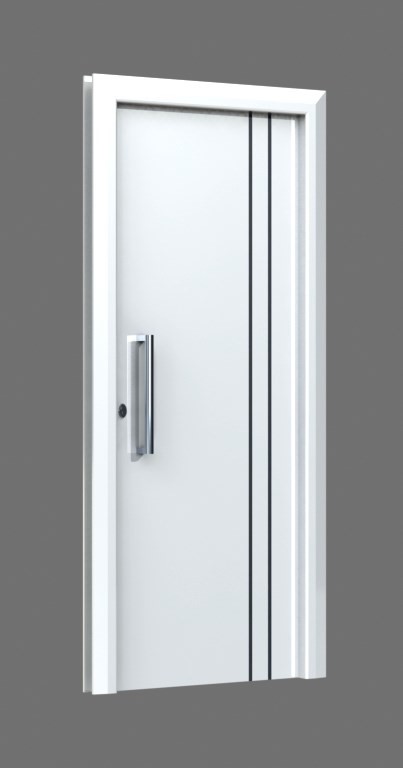 PANEL MODELO GARAJONAY 3 ANOD  NEGRO 2000X800X19