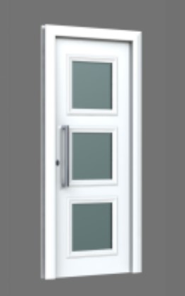 PANEL MODELO PE6 3VD 2000X800X19 ANOD  BRONCE ALUC